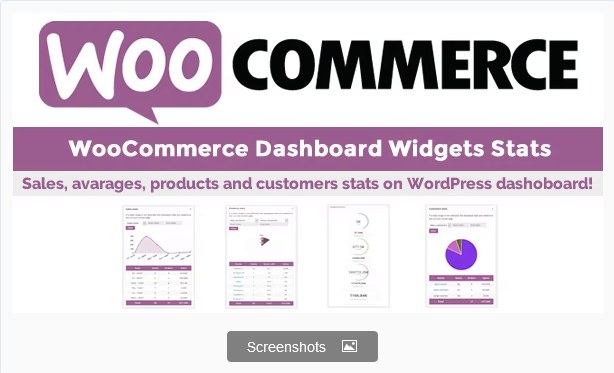 Vanquish WooCommerce Dashboard Widgets Stats