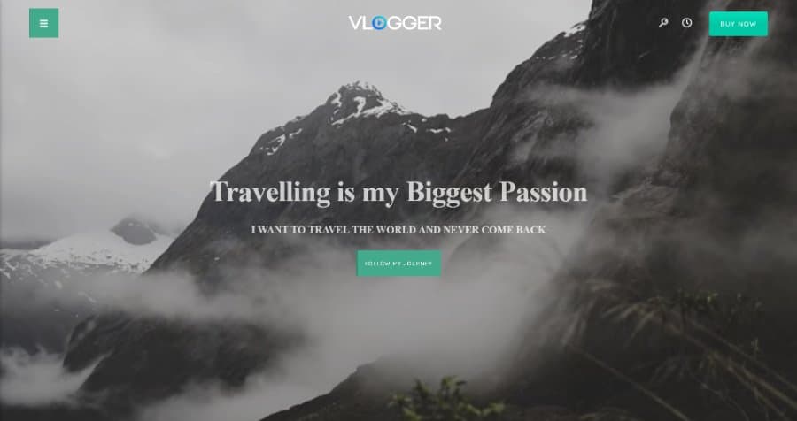 Vlogger Professional Video & Tutorials WordPress Theme