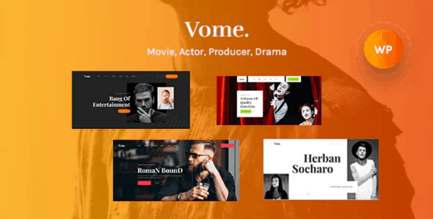 Vome - Multipurpose Film Studio Movie Production WordPress Theme