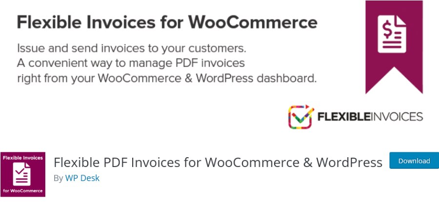WP Desk Flexible PDF Invoices for WooCommerce & WordPress