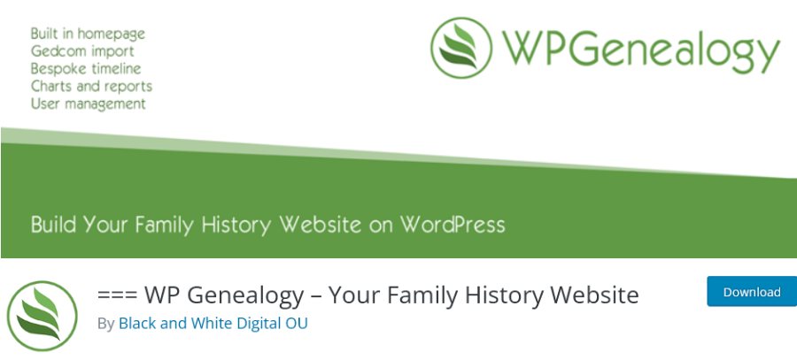 WP Genealogy – Your Family History Website