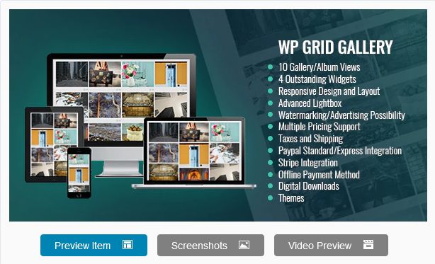 WP Grid Gallery I WordPress Gallery Plugin
