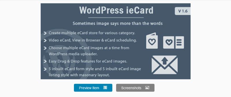 WP ieCard - WordPress eCards Plugin