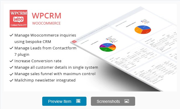 WPCRM - CRM for Contact form CF7 & WooCommerce