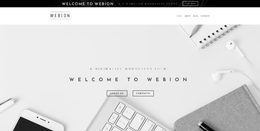 Webion lite - Minimal Elementor Multipurpose WordPress Theme