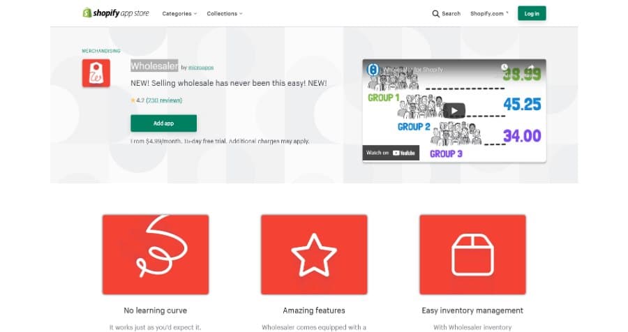 Wholesaler Shopify App