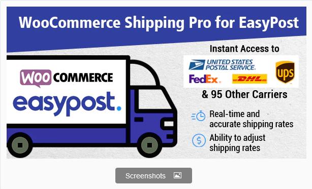 WooCommerce Shipping Pro for EasyPost (USPS, UPS, FedEx, DHL)