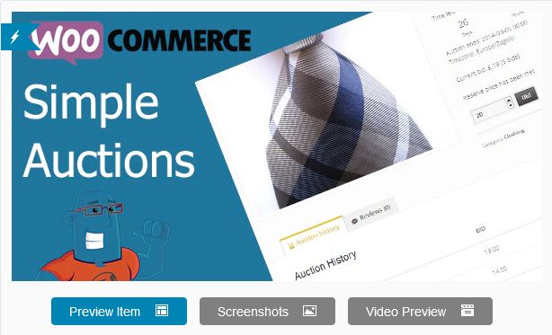 WooCommerce Simple Auctions - WordPress Auctions