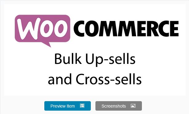 Woocommerce Bulk Up-sells and Cross-sells