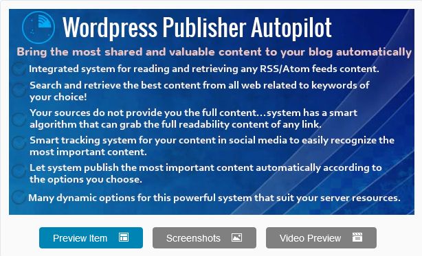 WordPress Publisher Autopilot