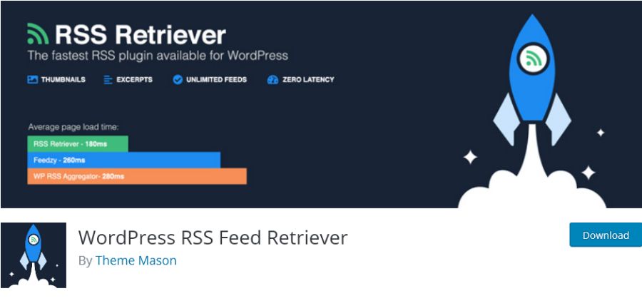 WordPress RSS Feed Retriever