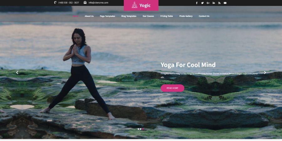 Yogic Lite WordPress Theme