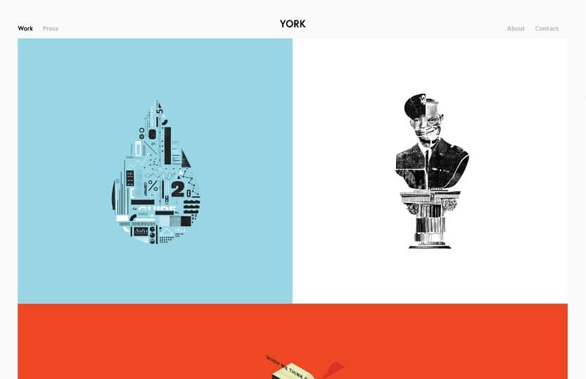 York Template Squarespace