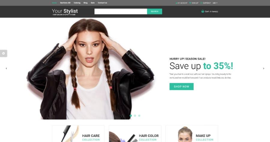 YourStylist - Hair Salon Shopify Theme