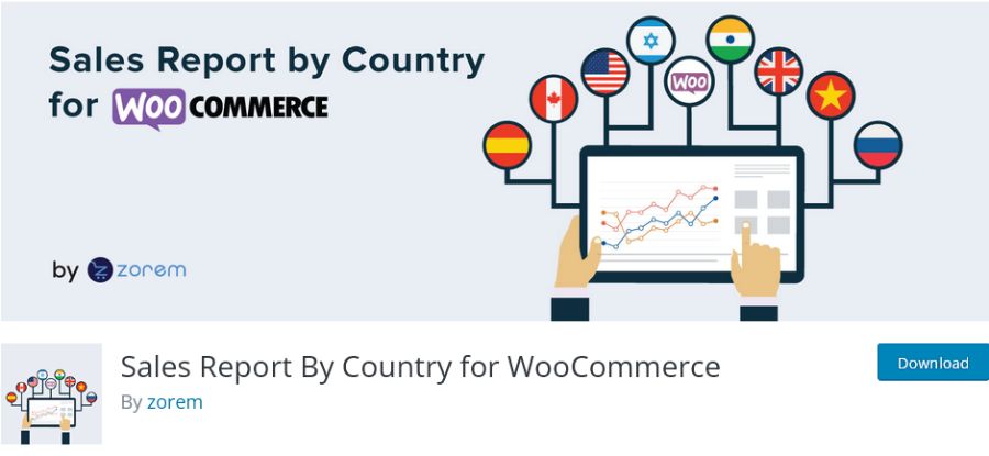 Zorem Sales Report By Country for WooCommerce - Woocommerce-Sales-By-Location-Report