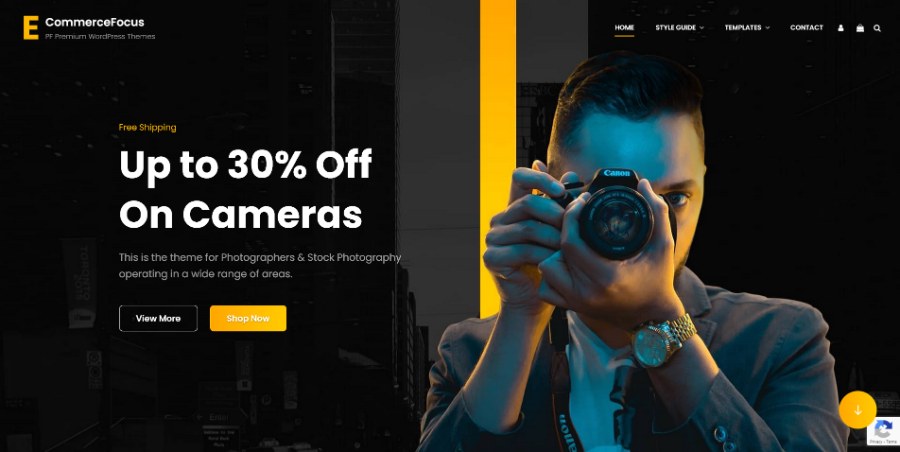 eCommerceFocus WordPress Theme