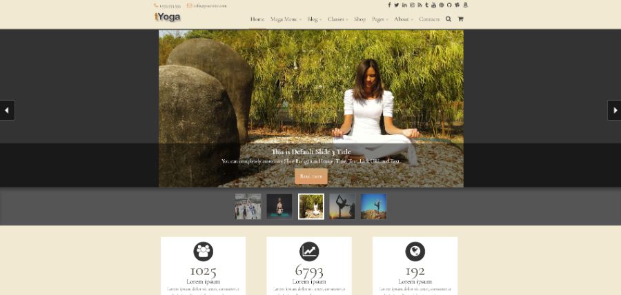 fYoga WordPress Theme