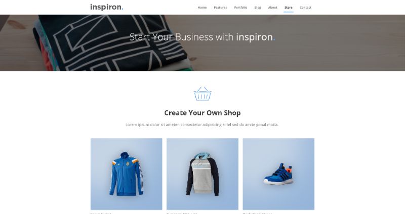 inspiron - Multipurpose Weebly Template